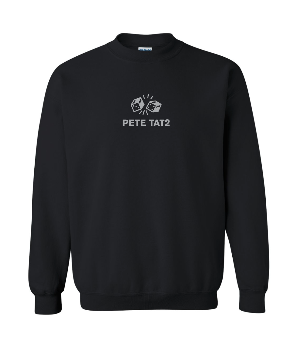 Grey Dice Crew Neck