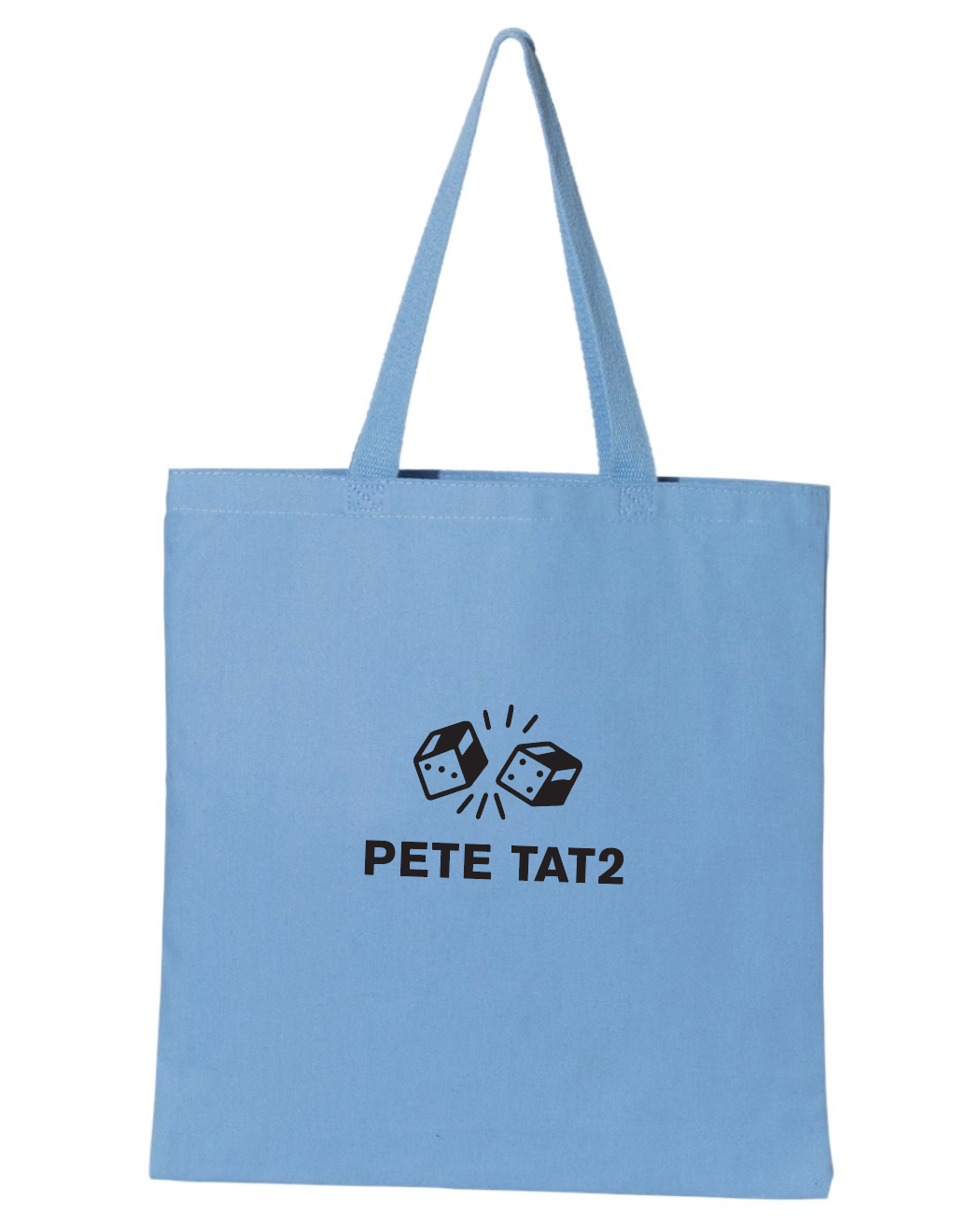 Dice Blue Tote Bag
